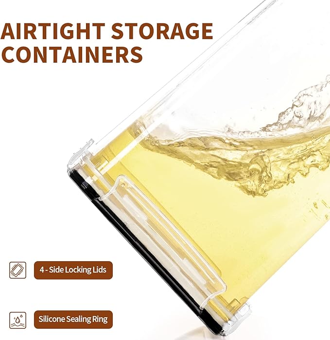PRAKI Airtight Food Storage Containers - Image 3