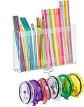 10''Acrylic Straw Holder for Cabinet Door by home