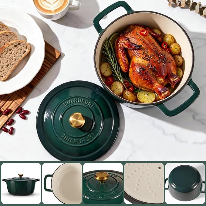 Enameled Cast Iron Dutch Oven - Image 2