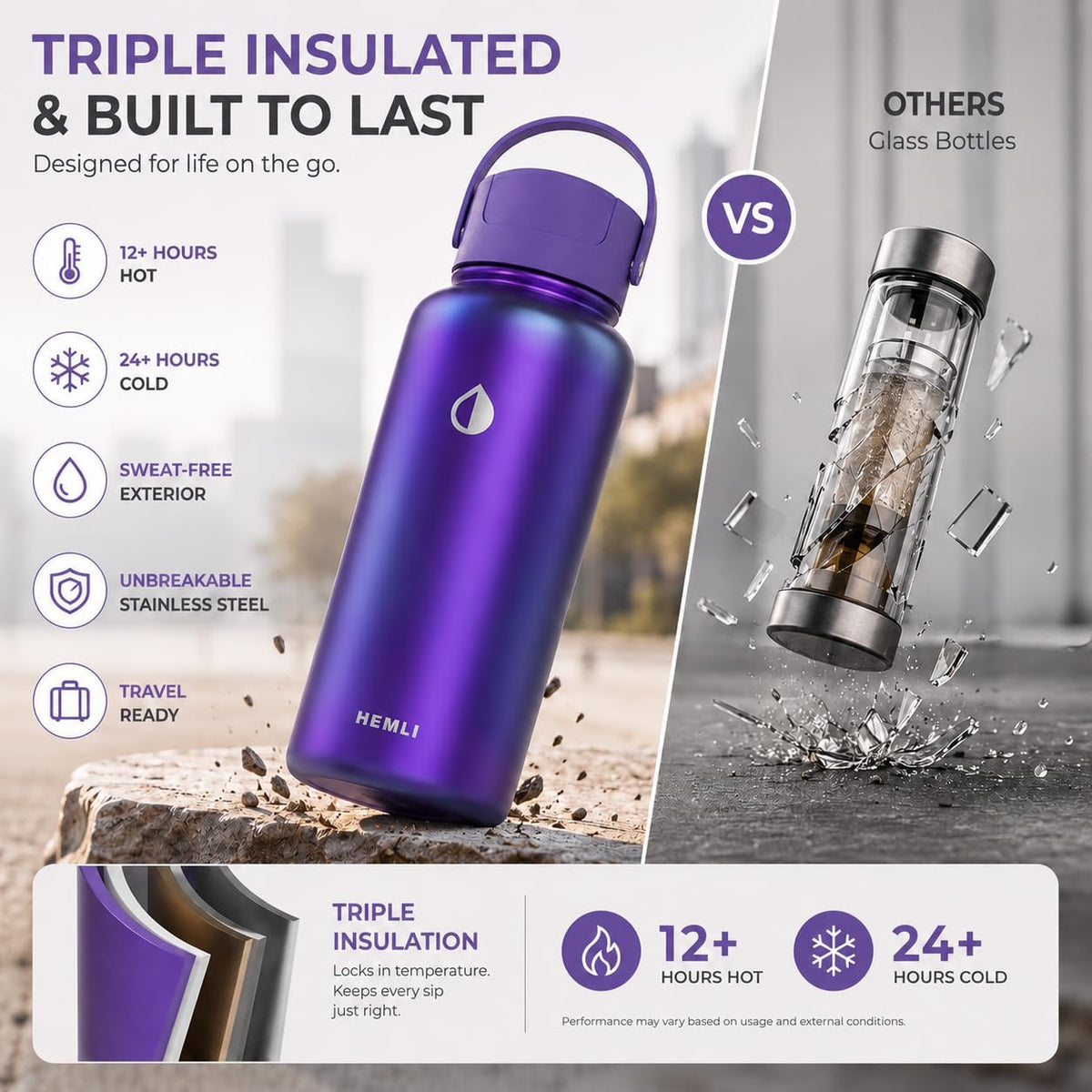 32 oz Ceramic Lined Tea Infuser Travel Tumbler, Micro-Mesh Stainless