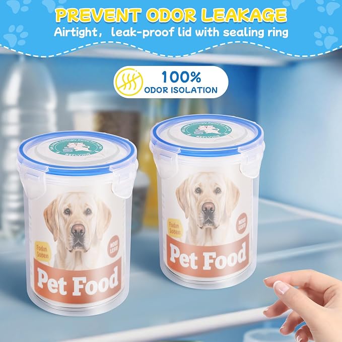 REFLYING Canned Cat Food Storage Lids, Reusable Airtight Can Cover Pet Food - Image 7