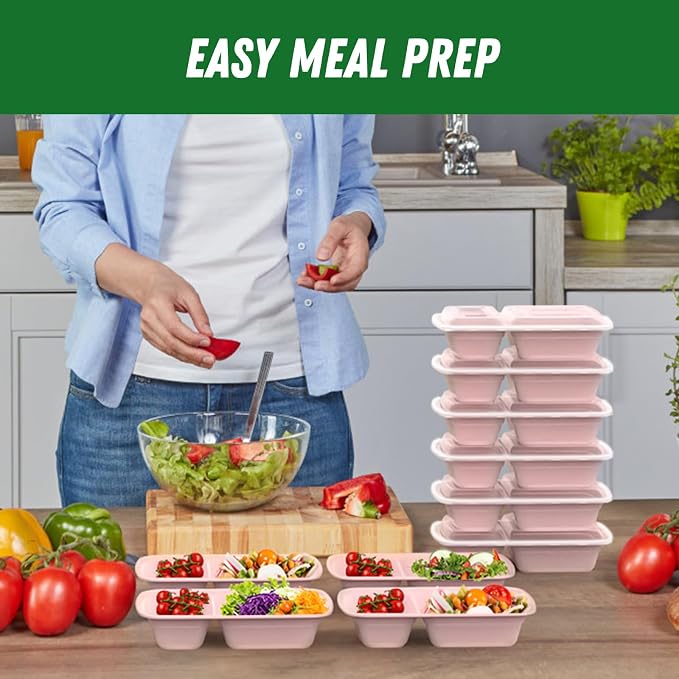 Dealusy 50 Pack 28 oz Meal Prep Containers Reusable - Image 6