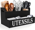 Suli Kitchen Utensils Holder, Wooden Utensil Organizer by Suli