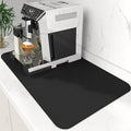 WISELIFE Coffee Mat Super Absorbent Dish Drying Mat Coffee Bar Accessories Match by WiseLife
