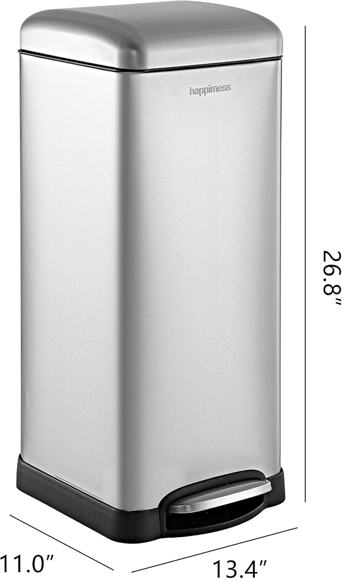 happimess HPM1007D Betty Retro 8-Gallon Step-Open Trash Can - Image 4