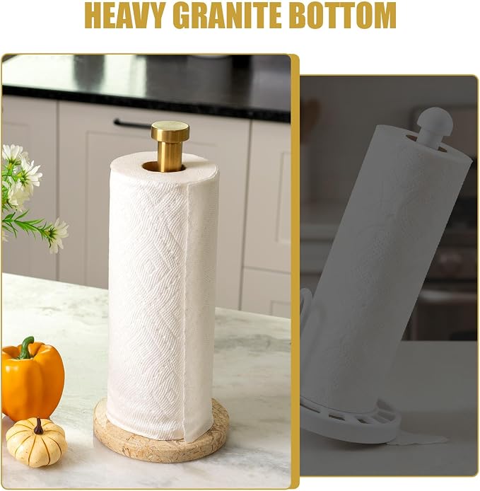 Koville Paper Towel Holder Countertop, Standing Paper Roll Holder - Image 4