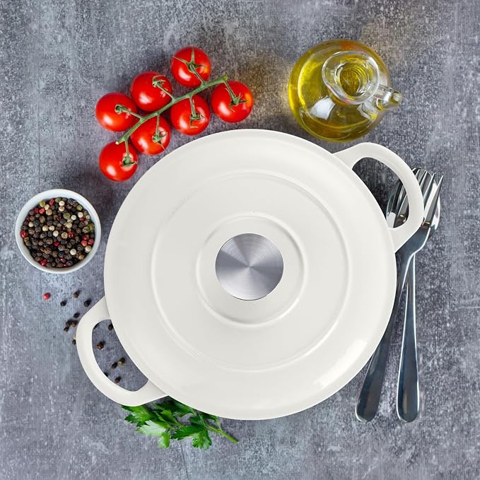 3 Qt Enameled Cast Iron Dutch Oven - Image 6