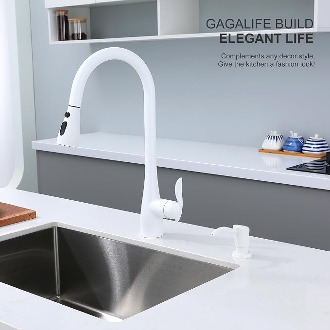 GAGALIFE Soap Dispenser for Kitchen Sink, Kitchen Sink Soap Dispenser - Image 6