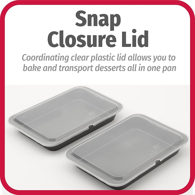 GoodCook Set of 2 Nonstick Steel 13" x 9" Cake Baking Pans - Image 5