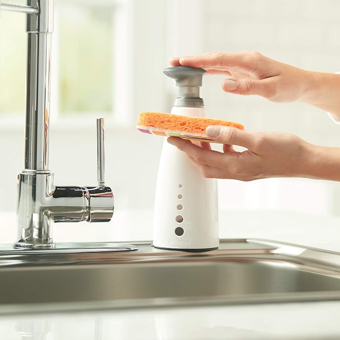 Casabella Sink Sider Soap Pump Bottle 14-Ounce Multipurpose Dispenser - Image 3
