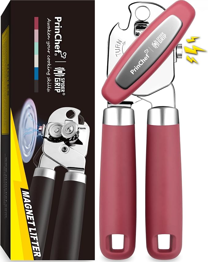 PrinChef Can Opener Manual, Can Tin Bottle Opener by PrinChef