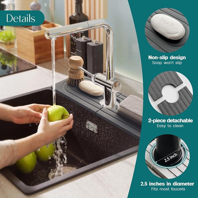 eormoe Faucet Mat for Kitchen Sink - Image 8