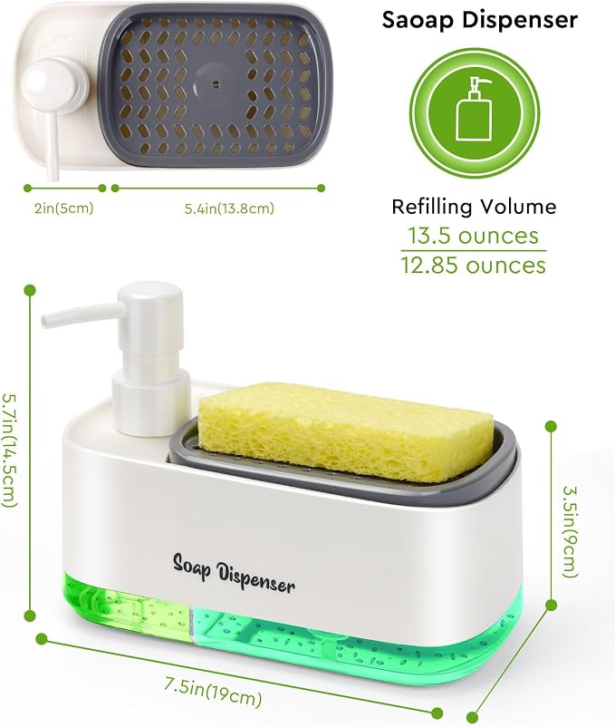 5-in-1 Kitchen Soap Dispenser Set - Image 2