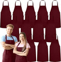 GREEN LIFESTYLE 12 Pack Professional Chef Apron – Grilling Aprons by GreenLifeStyle