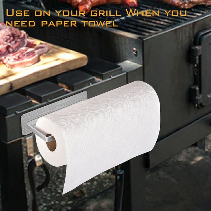 Magnetic Paper Towel Holder, Stainless Steel Paper Towel Holder 12” x 3” - Image 4