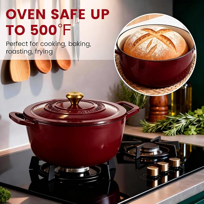 Enameled Cast Iron Dutch Oven - Image 3
