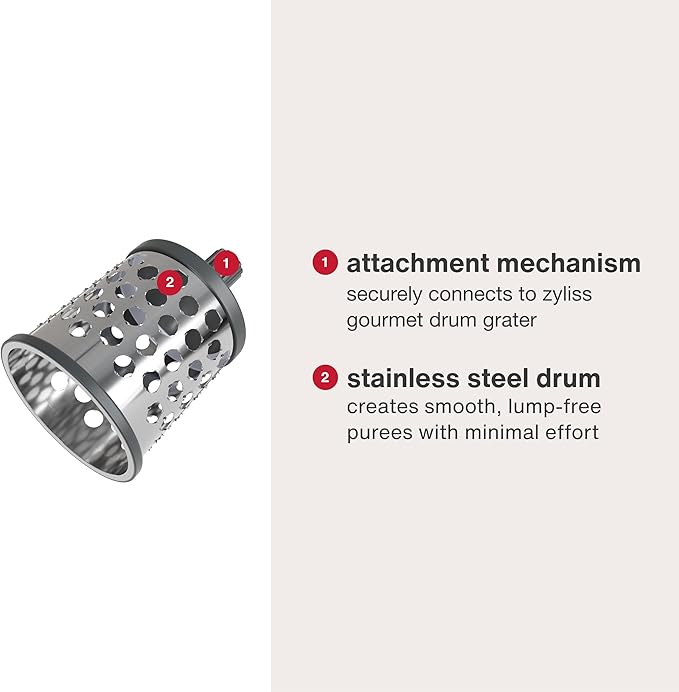 Zyliss E900058 Puree Drum Blade, Stainless Steel, - Image 6