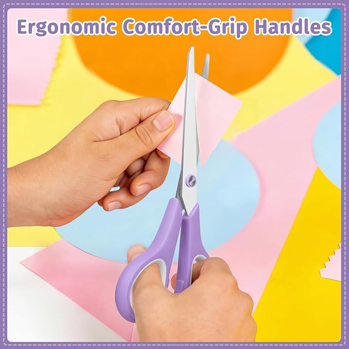 3-Pack 8.5" Ultra Sharp Stainless Steel Scissors - Image 3