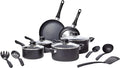 Amazon Basics Non-Stick Kitchen Cookware 15-Piece Set by AmazonBasics