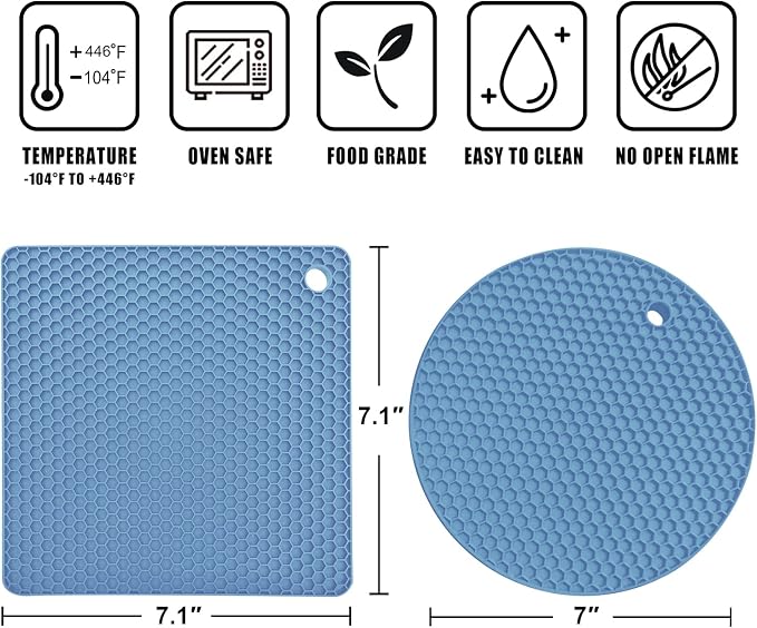 Walfos Silicone Trivet Mats - Image 6