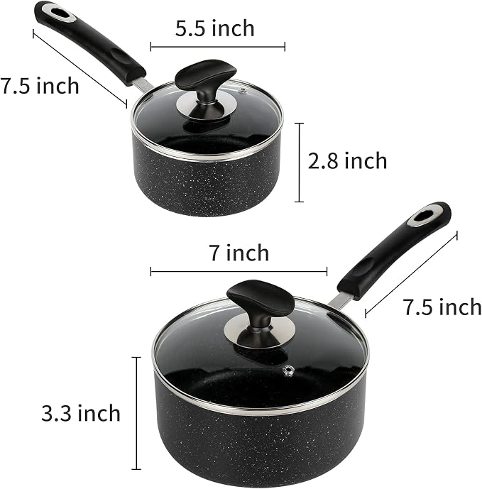 Nonstick Saucepan Set - Image 3