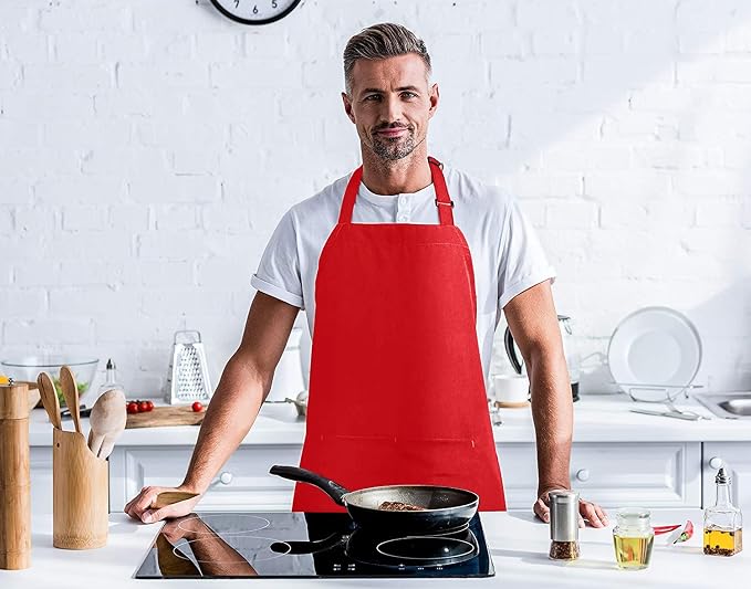 Utopia Kitchen 10 Pack Bib Apron Adjustable - Image 6