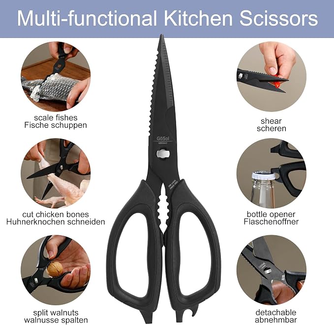 Kitchen Shears Come Apart Kitchen Scissors - Image 2