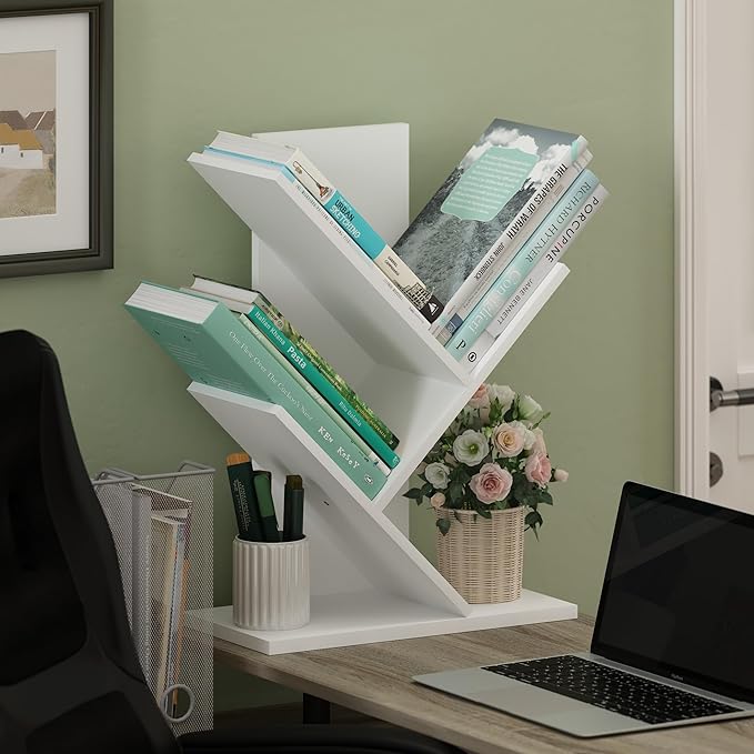 Furinno Tree Book Shelf, 3-Tier Bookshelf - Image 2