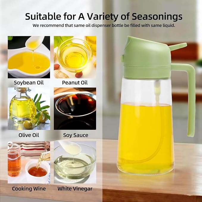 Aovdy 16oz/470ml Glass Olive Oil Sprayer - Image 4