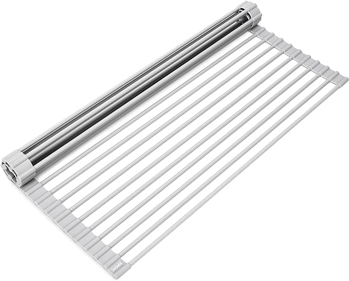 Surpahs 20.5 x 15.5 Inch Roll-Up Dish Drying Rack, Fits Across Sink Openings up by Surpahs