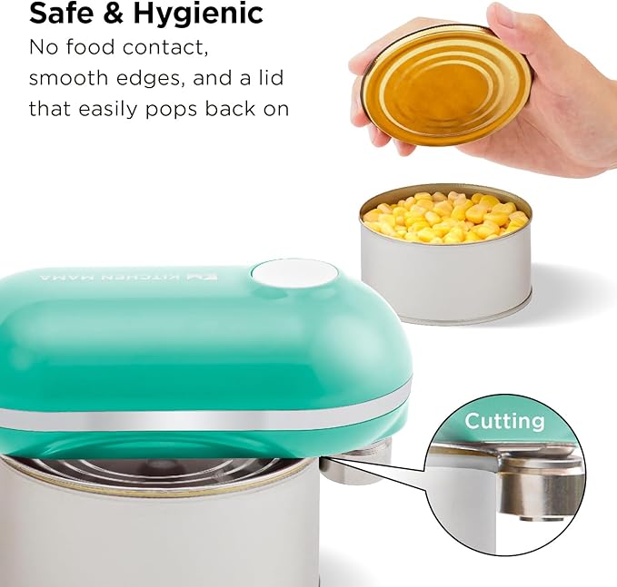 Kitchen Mama Mini Plus Rechargeable Electric Can Opener: USB-C Charging - Image 5