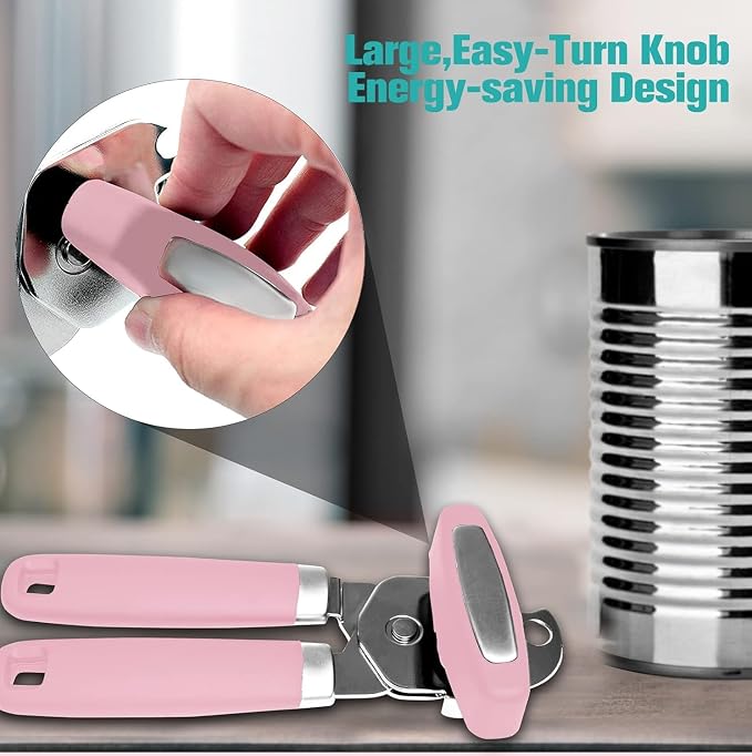 Can Opener, Professional 3-In-1 Multifunctional Manual Can Openers Bottle Opener - Image 5
