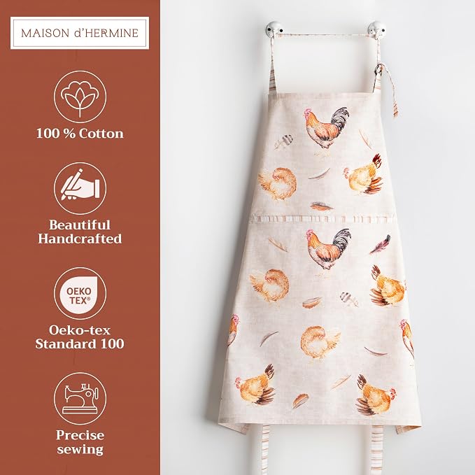 Maison d' Hermine 100% Cotton Apron - Image 2