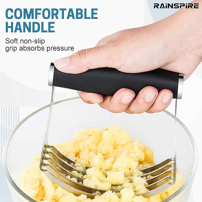 Rainspire XL Pastry Cutter For Baking, Heavy Duty Pastry Blender Stainless Steel - Image 6