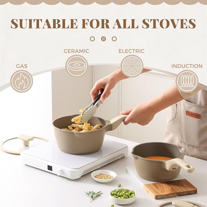 PRICUSIS Nonstick Saucepan - Image 8