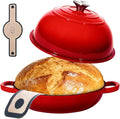 ONKO Dutch Oven For Sourdough Bread Baking, 6QT Enameled Cast Iron Dutch Oven by ONKO