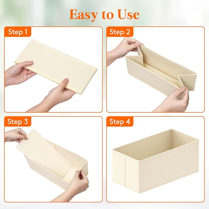 Lifewit 16 Pack Drawer Organizer, Dresser Underwear Drawer Organizer Bins - Image 6