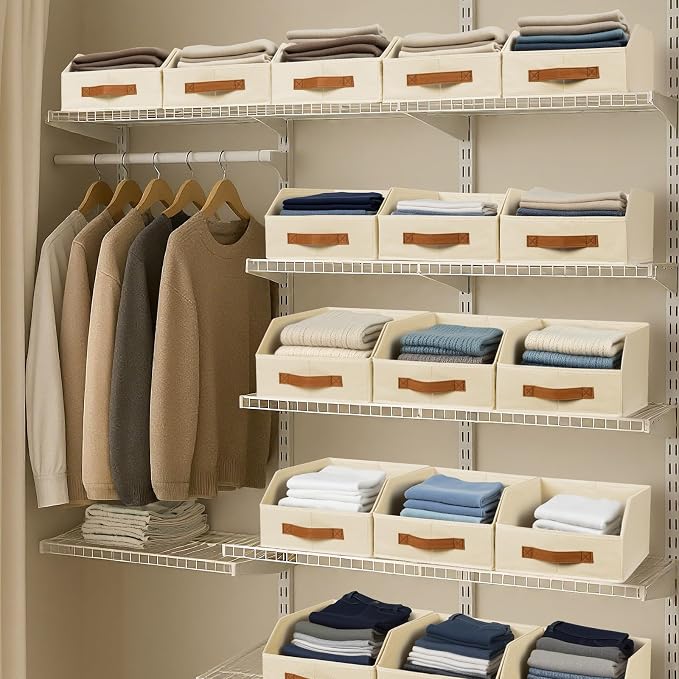 Homsorout Fabric Storage Bins for Organizing - Image 6