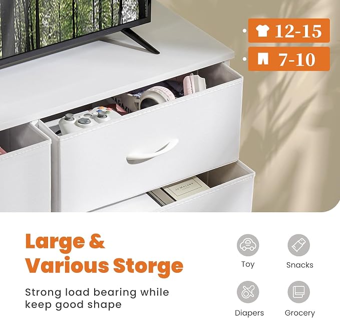 Sweetcrispy 7 Drawer Dresser Storage Organizer - Image 4
