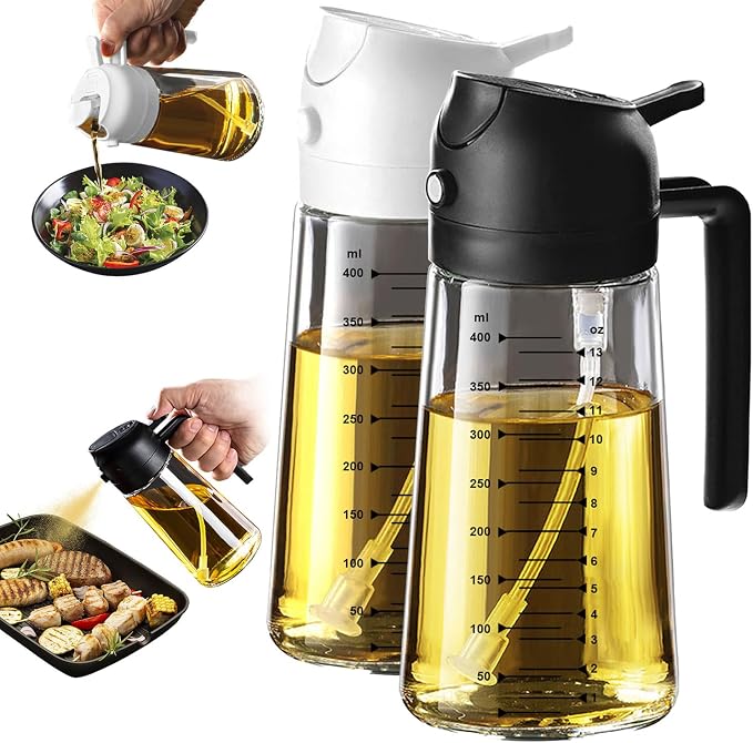 TrendPlain 16oz/470ml Glass Olive Oil Sprayer by TrendPlain