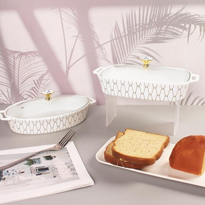 10" x 7" Ceramic Casserole Dish - Image 7