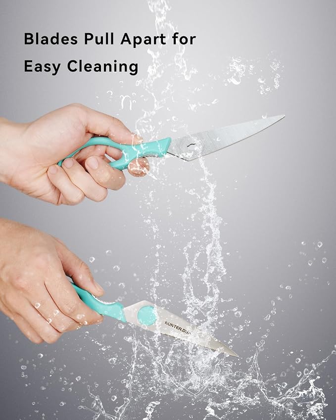 Kitchen Scissors for Food, HUNTER.DUAL Heavy Duty Come Apart Poultry Shears for - Image 4