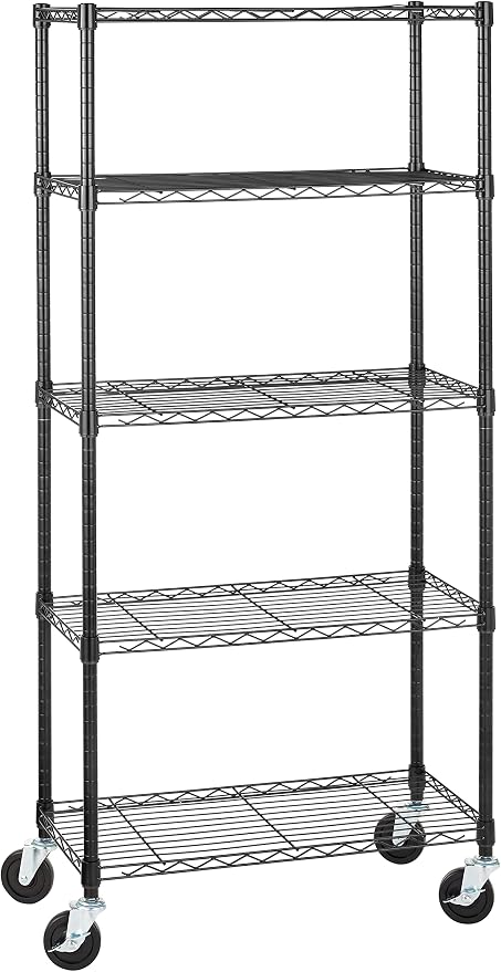 Amazon Basics 5-Shelf Heavy Duty Garage Shelving Storage Rack by AmazonBasics