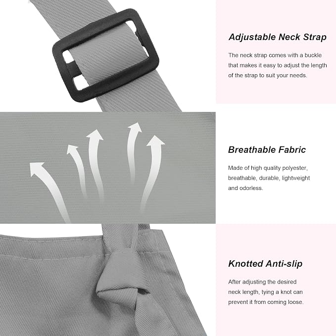 15 Pcs Adult Aprons Bulk with Pockets Adjustable Bib Chef Apron - Image 3