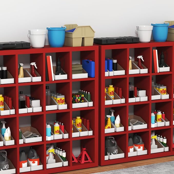 ZBEIVAN Cardboard Storage Bins Boxes 35 Packs 12x4x4.5 Inches, Easy Assembly - Image 4