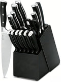 Knife Set, 15 Piece Premium Kitchen Knife Block Set, Razor-Sharp, High Carbon by UmiteChef