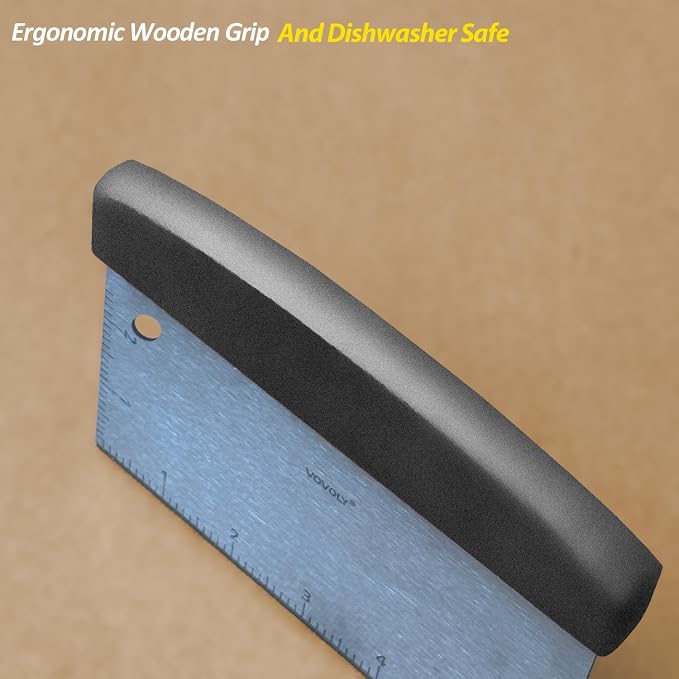 Vovoly Multipurpose Bench Scraper Kitchen Utensil - Image 4