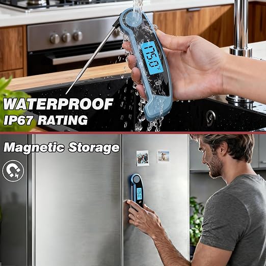 Meat Thermometer Digital Waterproof Instant Read Thermometer - Image 9