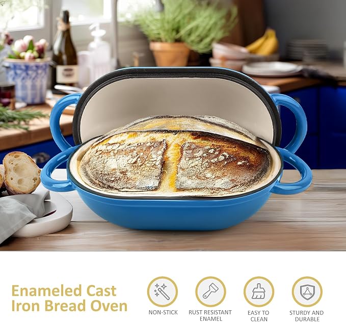 Dutch Oven for Bread Baking – Premium Cast Iron Pot - Image 3