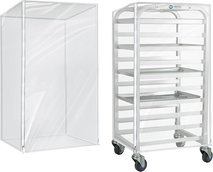 BIEAMA Bun Rack Cover – 10 Tier Half Size Commercial Bakers Racks Speed Pan by BIEAMA